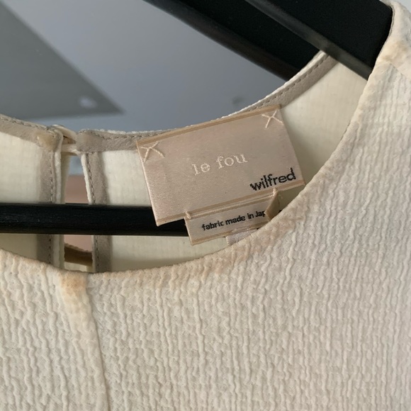 ARITZIA Le Fou Wilfred Trompette Dress - White XXS - Picture 4 of 5